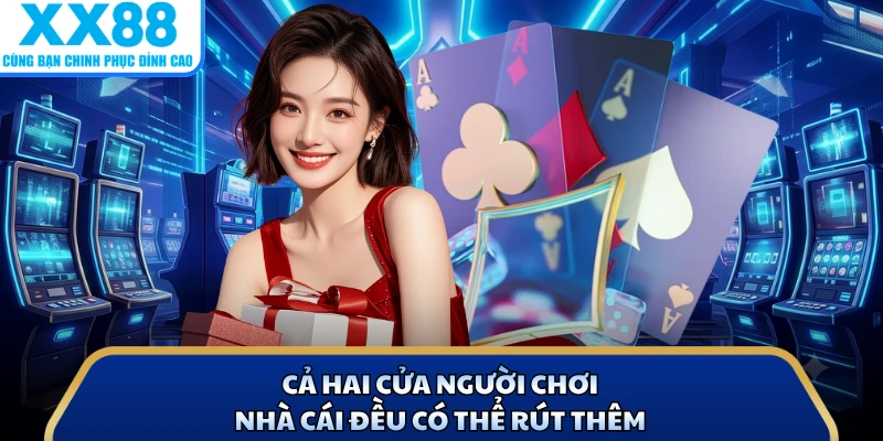 Baccarat Tại X88 - Trải Nghiệm Chơi Đánh Bài Đẳng Cấp 3 Cả hai cửa người chơi, nhà cái đều có thể rút thêm
