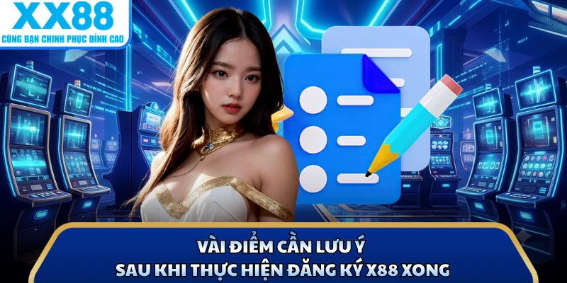 Vài điểm cần lưu ý sau khi thực hiện đăng ký X88 xong